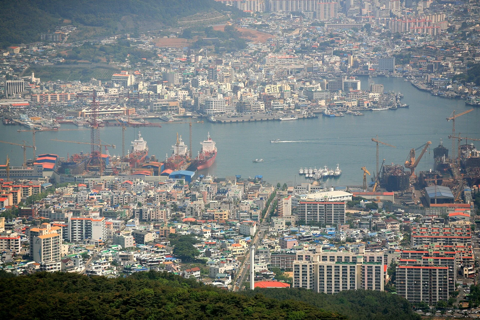 경남 통영 한려수도 전망 · Tongyeong from Hallyeo Waterway Observation Deck, Gyeongnam